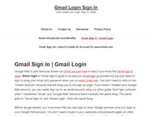 Tablet Screenshot of gmailsigninlogin.com